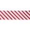 LaRibbons 2 1/2" Wired Ribbon | Red/White Stripe | 10 Yard Roll